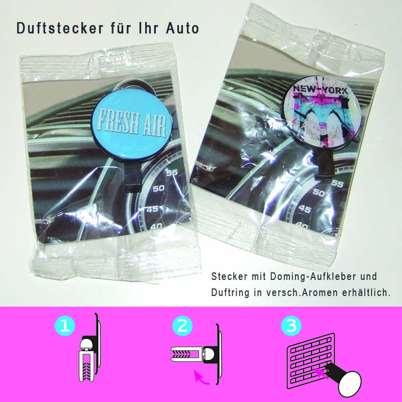Duftstecker Auto Autoduft Filzstecker Diffuser PKW oder Wohnmobil - NAOWA